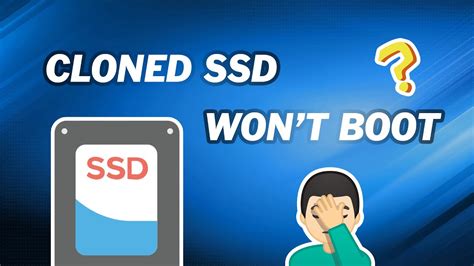 cloned ssd unable to boot|cannot boot from cloned disk.